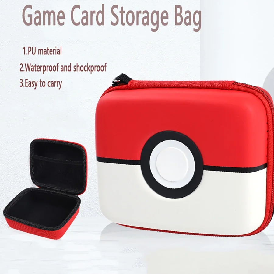 Travel Accessories For 6 Year Old - Pokemon Hartschalen-Etui für Brettspiele, Kinder-Spielkarten, Reise-Reißverschluss-Taschen,