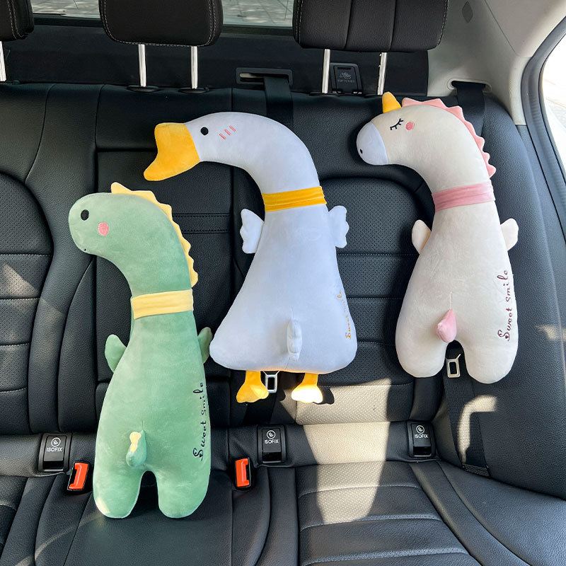 Travel Accessories For 6 Year Old - Autositz-Schulterpolster mit Cartoon-Haustier-Design für Kinder, um