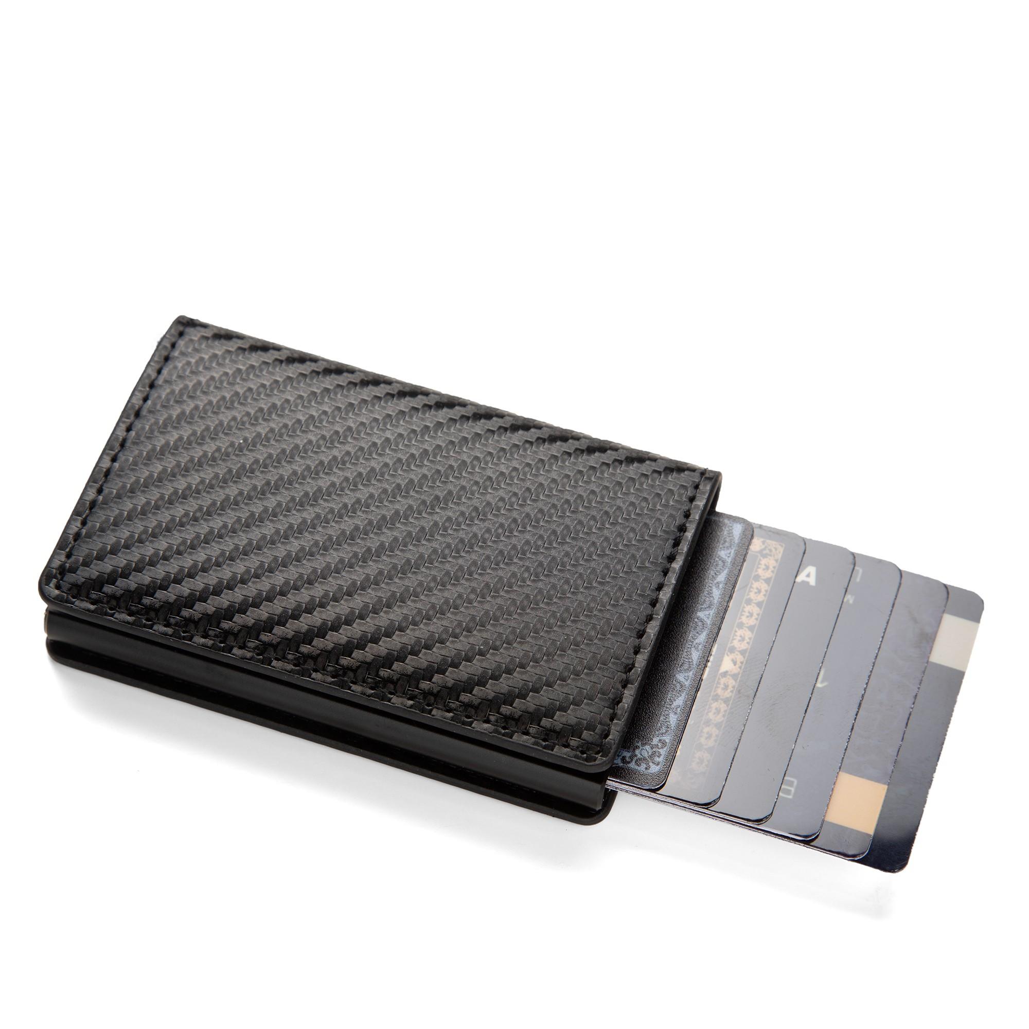 Travel Wallet Slim - Diebstahlsicherer RFID-Kreditkartenhalter, minimalistische Geldbörsentasche, schlanker Kartenhalter,