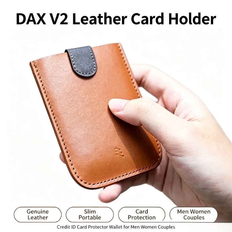Travel Wallet Slim - DAX V2 Gradient Leder-Kartenhalter Schlankes Tragbares