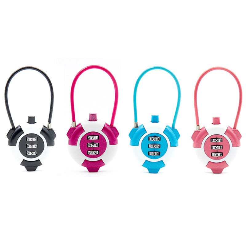 3-stelliges Kombinations-Kabel – Cable Lock Combination Bewertung und Preis