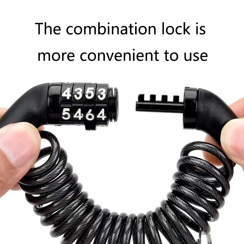 Tragbares Passwort-Drahtseilsc – Cable Lock Combination Bewertung und Preis