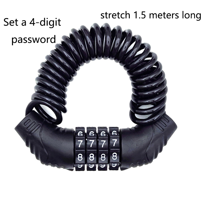 Tragbares Passwort-Drahtseilsc – Cable Lock Combination Bewertung und Preis