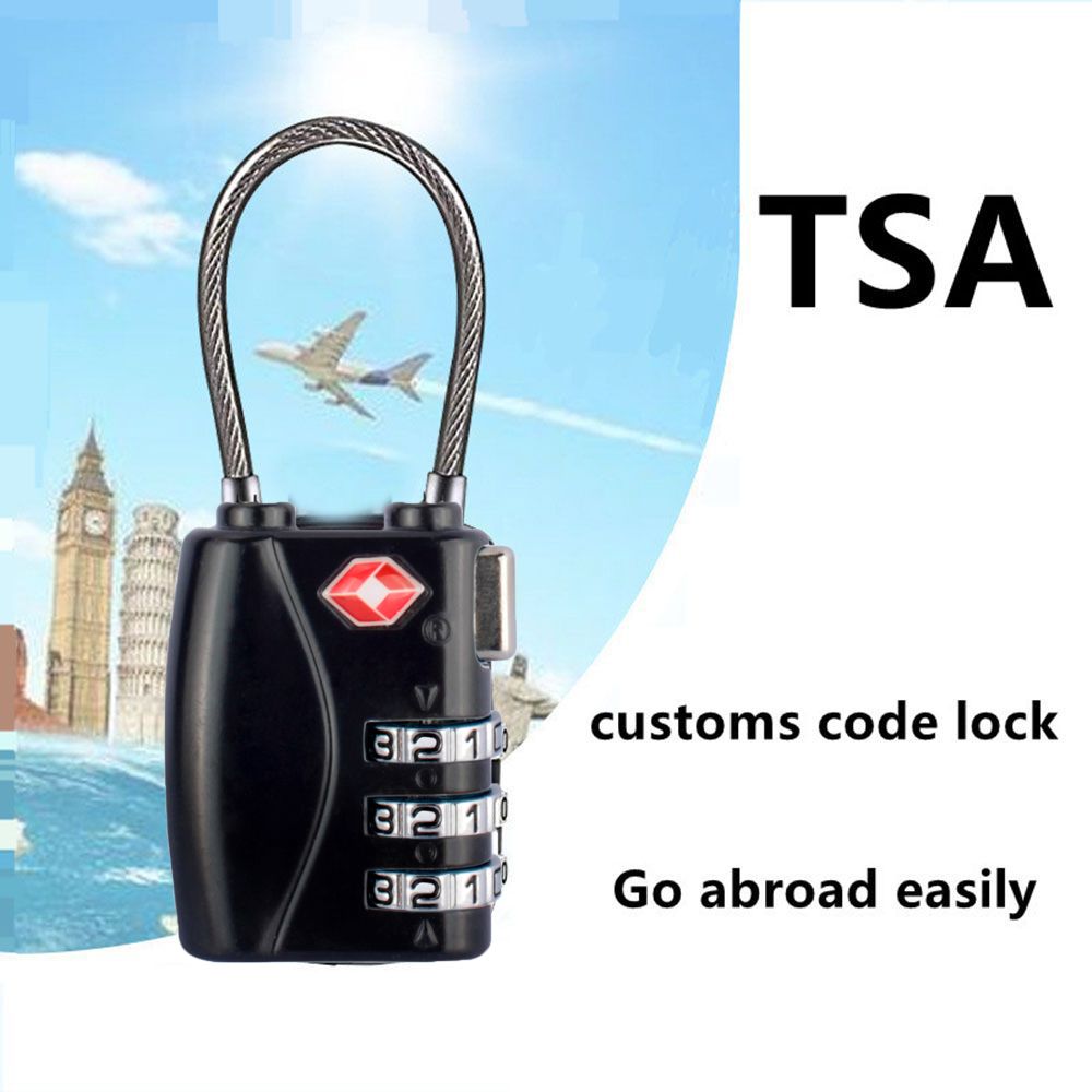 Wasserdichtes Kabel-Gepäckschl – Cable Lock Combination Bewertung und Preis