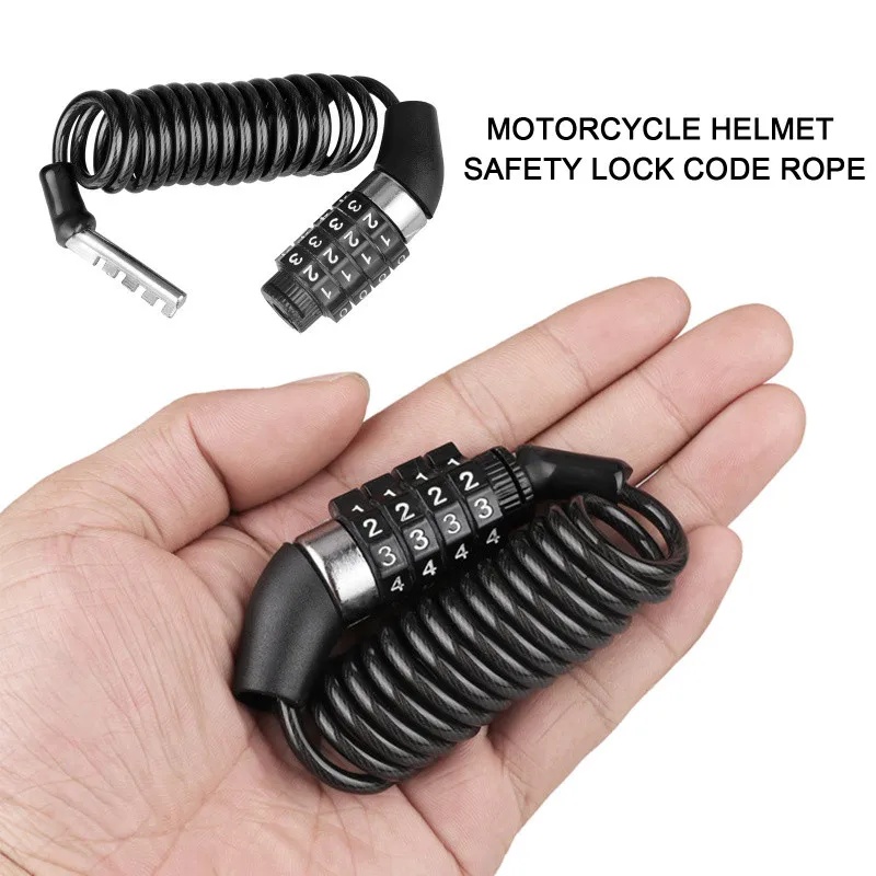 Motorrad-Fahrrad-Diebstahlschu – Cable Lock Combination Bewertung und Preis