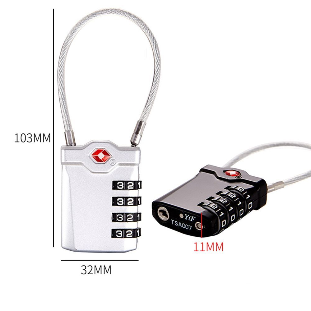 Wasserdichtes kleines Vorhänge – Cable Lock Combination Bewertung und Preis