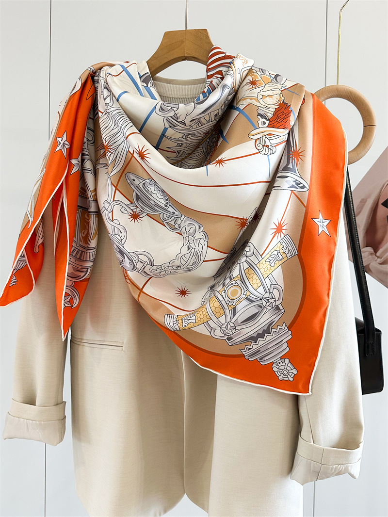 Luxus Marke Schal Große Seide  – Travel Hair Accessories Bewertung und Preis