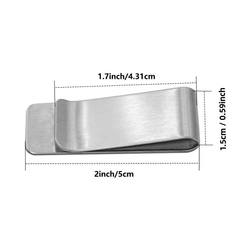20 Stück Edelstahl Silber Slim – Travel Wallet Slim Bewertung und Preis