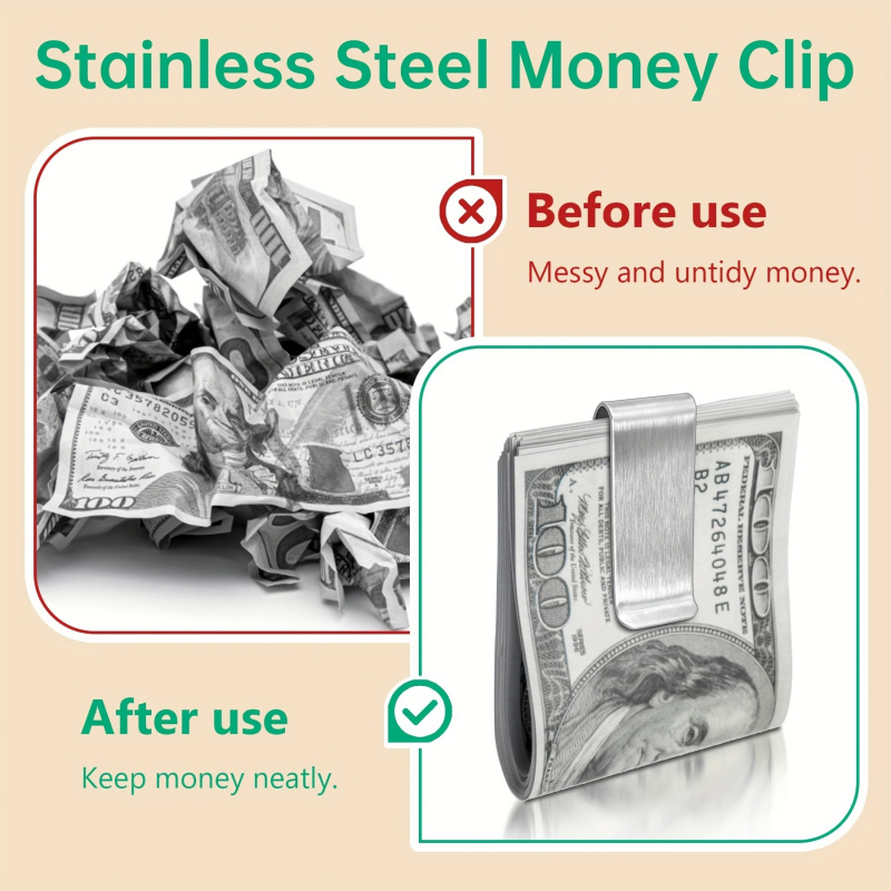 20 Stück Edelstahl Silber Slim – Travel Wallet Slim Bewertung und Preis