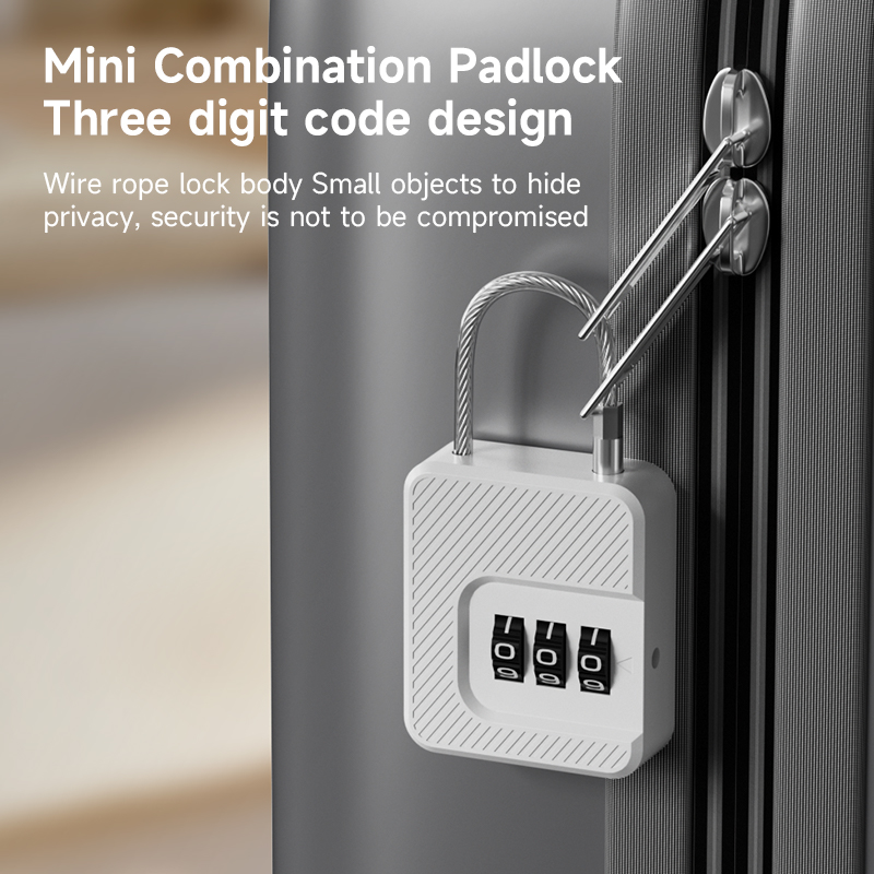 Mini 3-stelliges Stahlkabel-Ko – Cable Lock Combination Bewertung und Preis