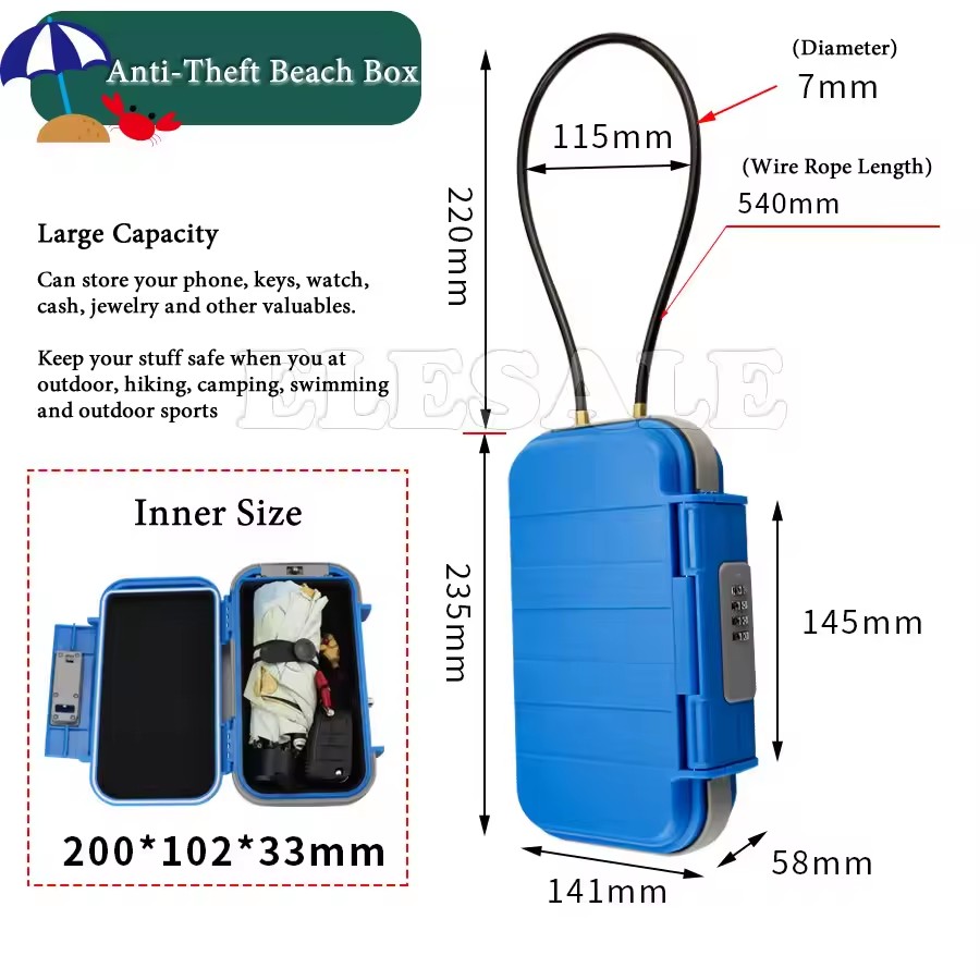 Kreative tragbare 4-stellige Z – Cable Lock Combination Bewertung und Preis