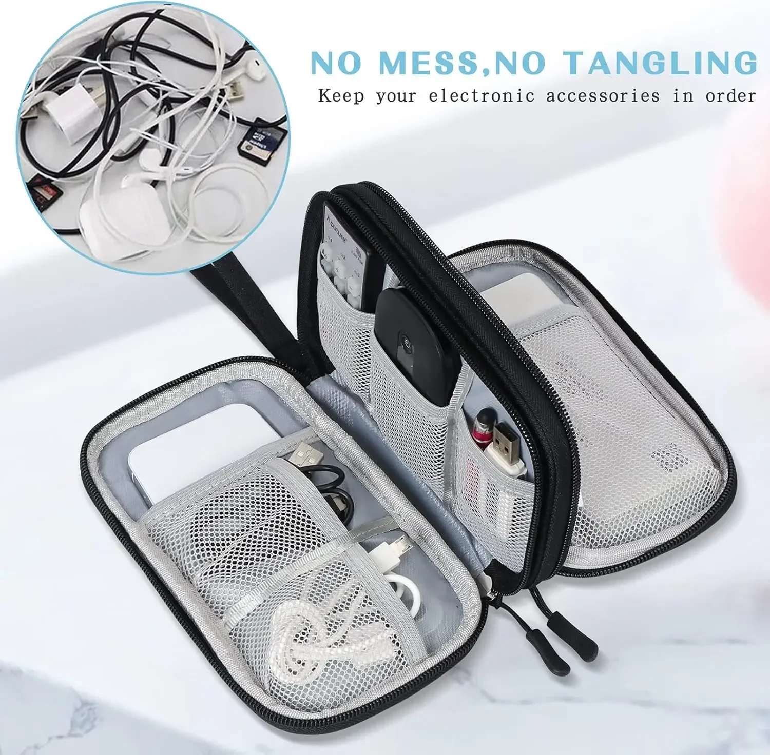 Reise-Kabeltasche Tragbare Dig – Travel Accessories Box Bewertung und Preis