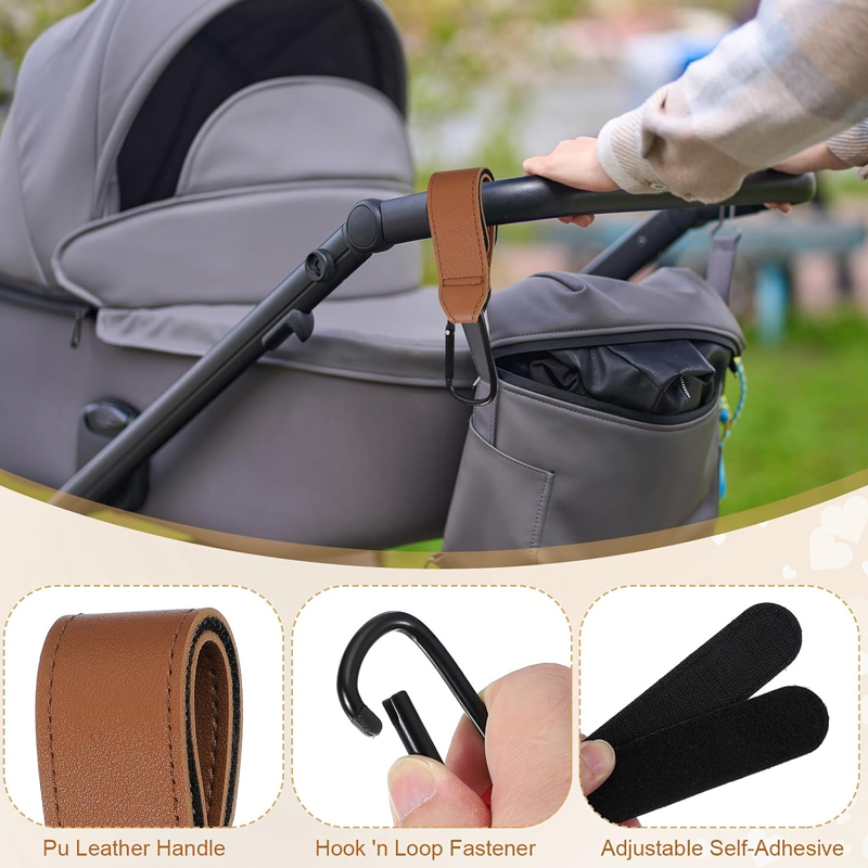 2 Stück Leder-Kinderwagenhaken – Travel Accessories For 6 Year Old Bewertung und Preis