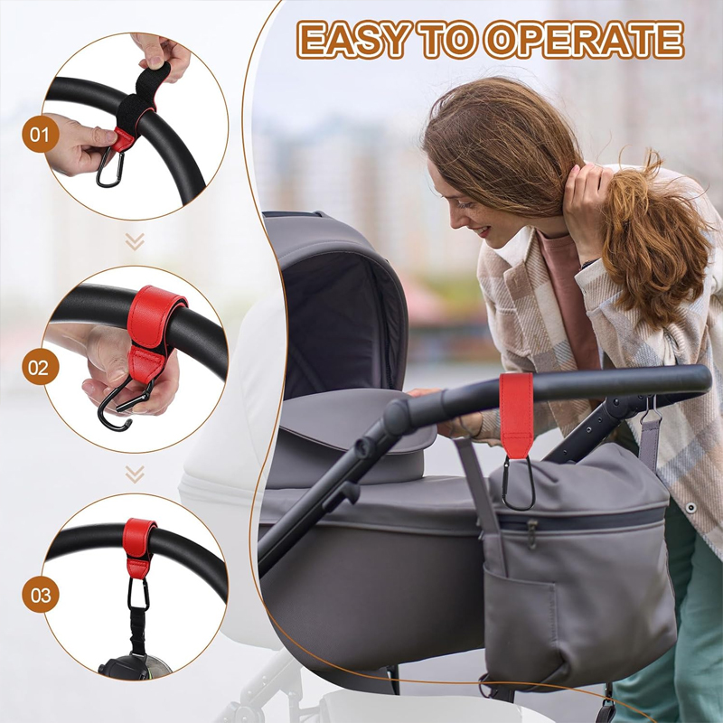 2 Stück Leder-Kinderwagenhaken – Travel Accessories For 6 Year Old Bewertung und Preis