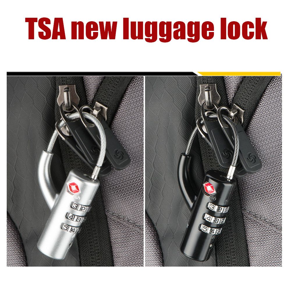 Hochsicheres Kabel-Gepäckschlo – Cable Lock Combination Bewertung und Preis
