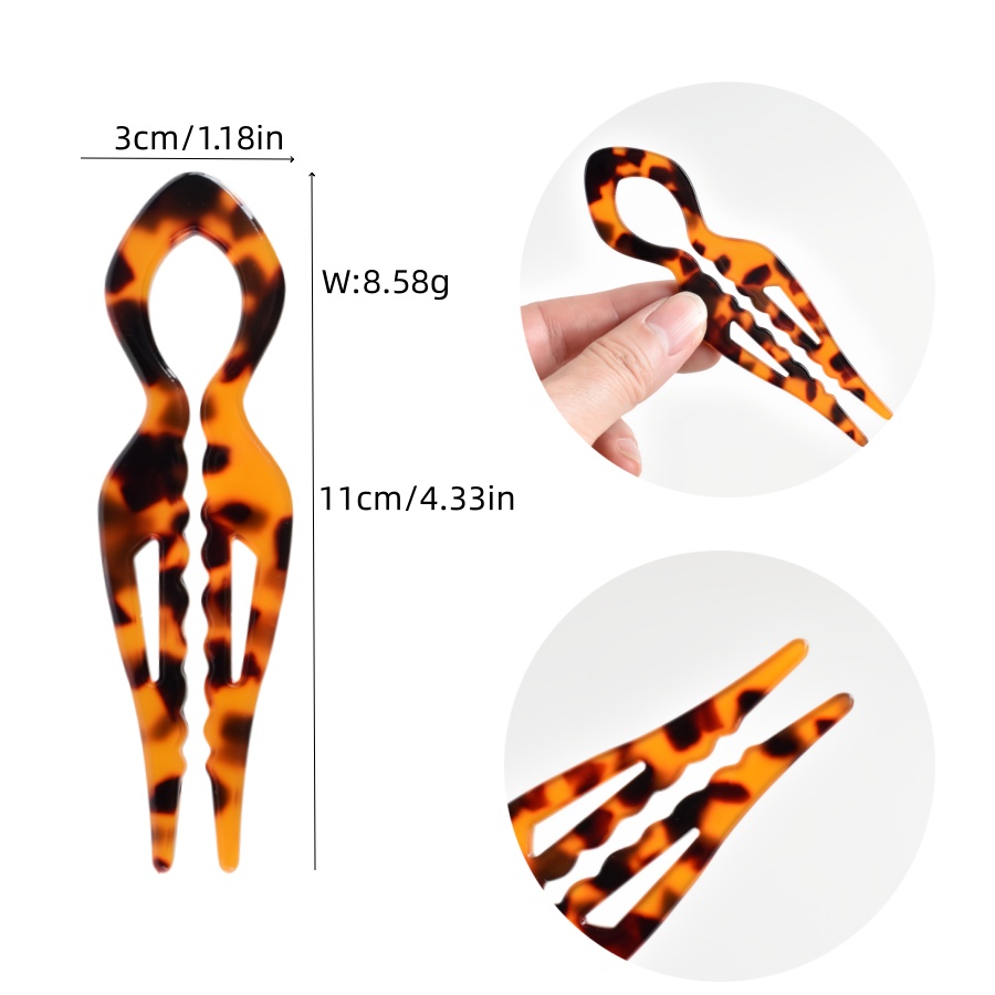 1 Stück Acryl-Fischschwanz-U-f – Travel Hair Accessories Bewertung und Preis