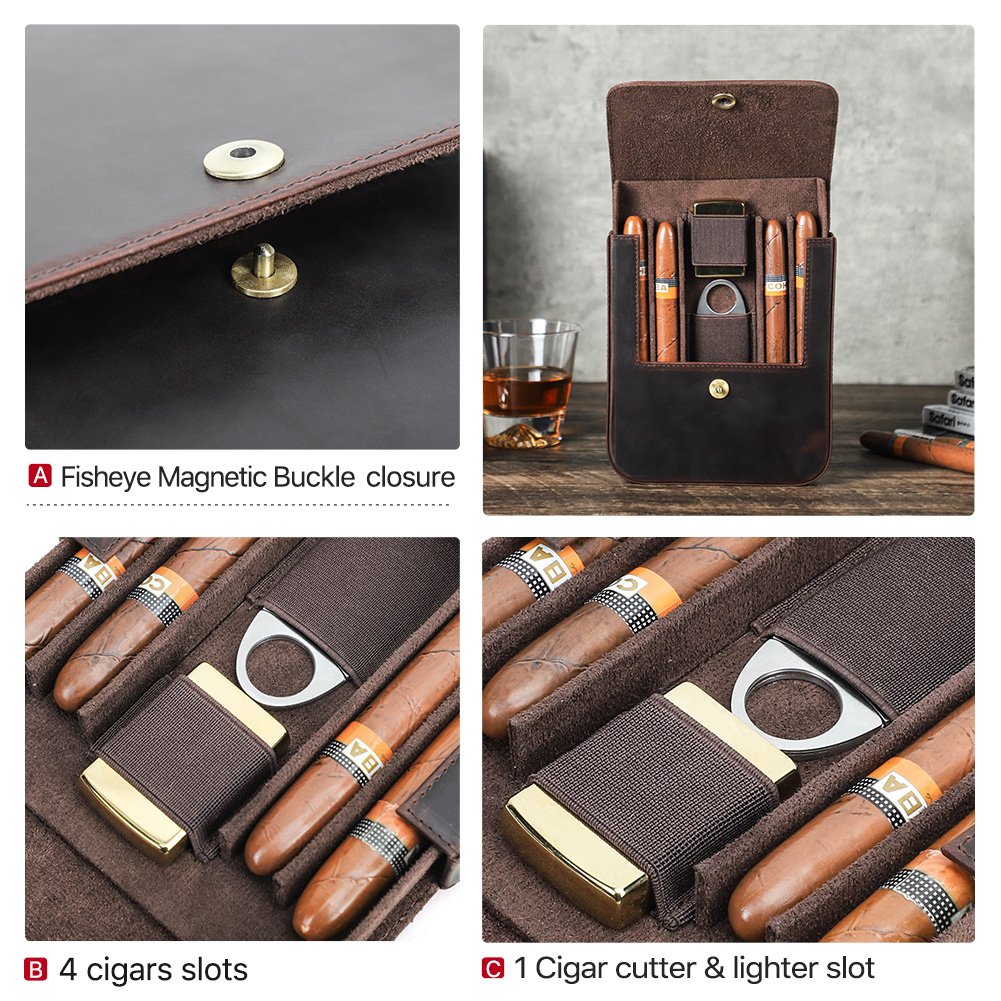 CONTACT'S FAMILY Echtleder-Zig – Travel Accessories Box Bewertung und Preis