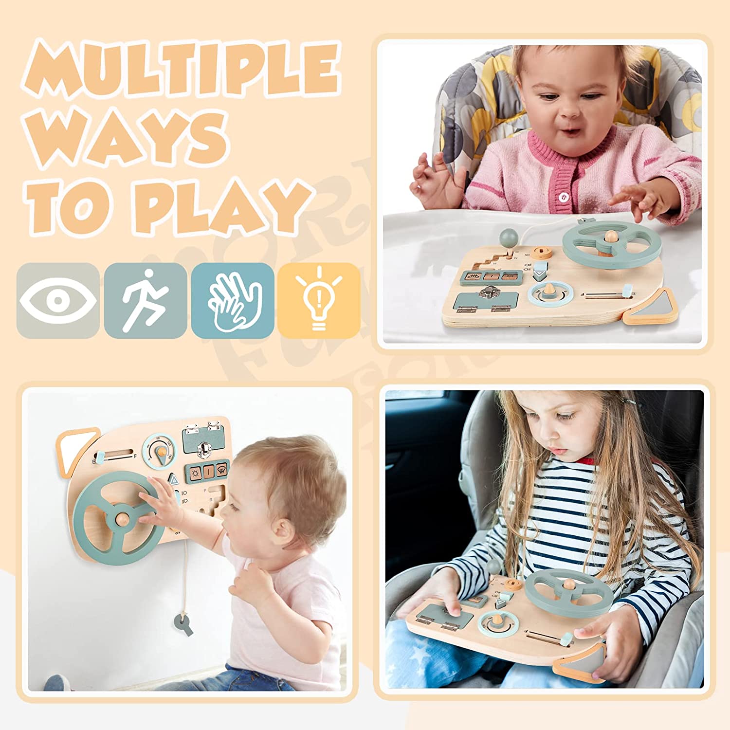 Montessori-Spielzeug, Lenkrad, – Travel Accessories For Toddlers Bewertung und Preis